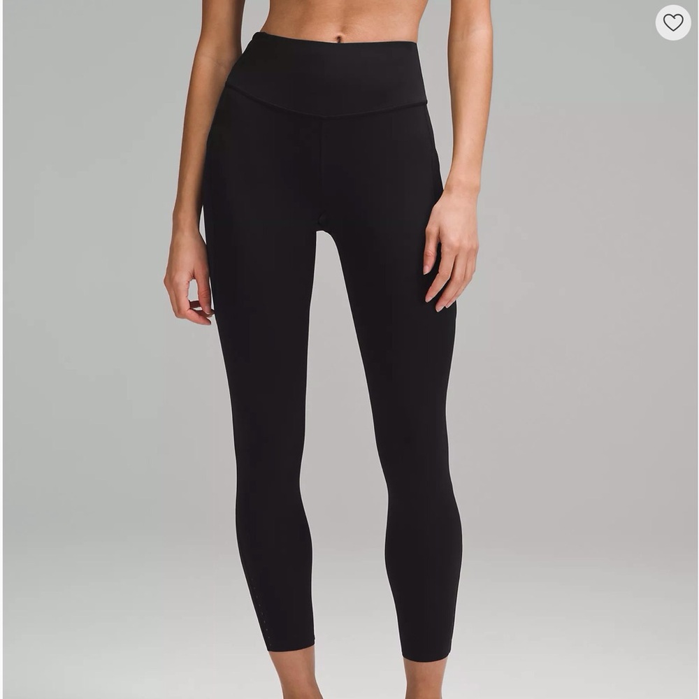 NWT Lululemon Fast and Free Black High Rise Running Tight 25” Pockets Size 4